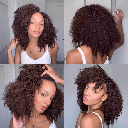 OFERTA FLASH|Cabello de ganchillo rizado pequeño #4 QVR
