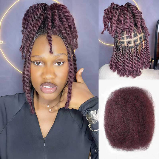 2x1|Mezcla #1B/99J Afro Rizado, Cabello Humano a Granel