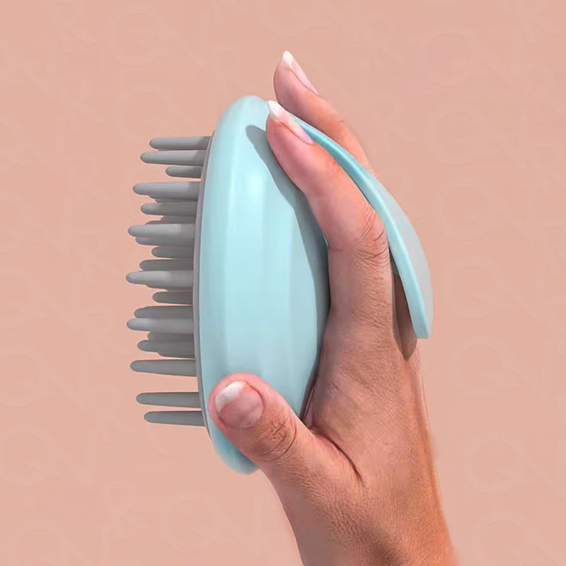 QVR Silicone Head Scalp Massager Shampoo Brush