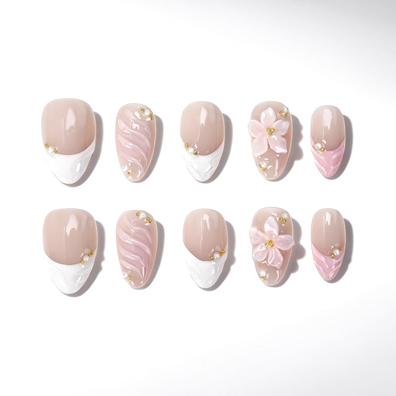 US Only|QVR Spring Sakura Fall Press-On Nails