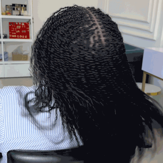 VENTA ESPECIAL|QVR #1B Cabello Humano a Granel Afro Kinky