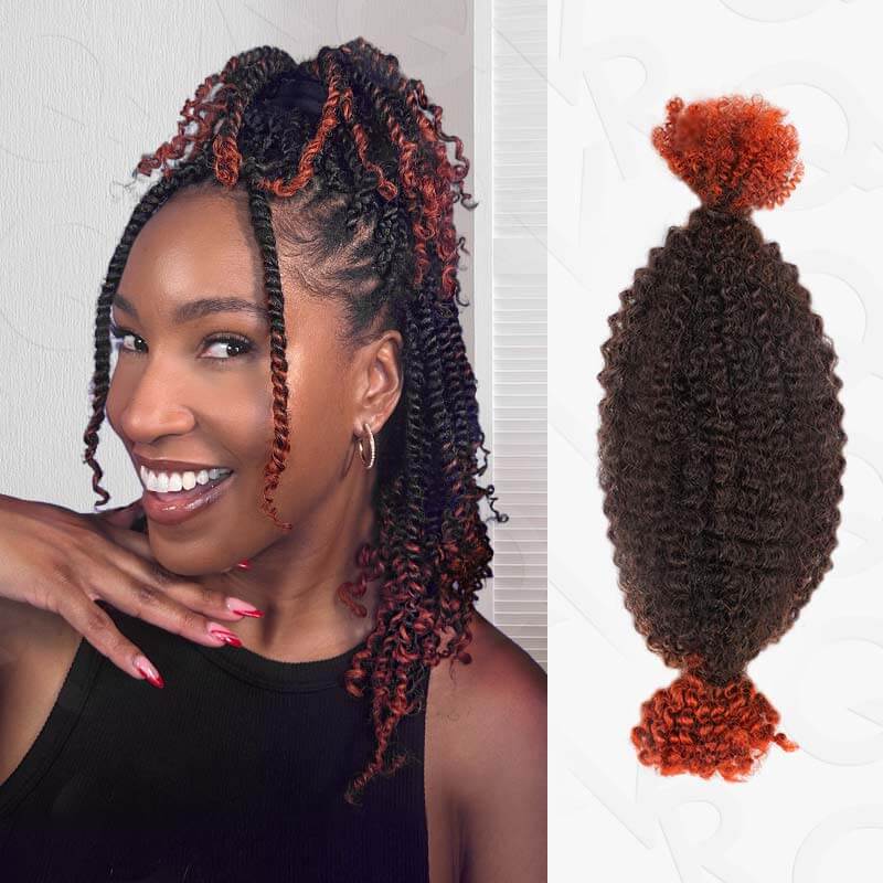 Venta al por mayor|Compra 15 paquetes de cabello humano natural de resorte negro y recibe 10 paquetes gratis