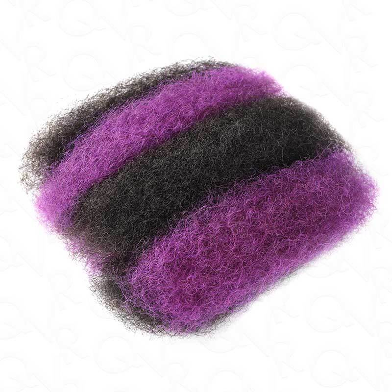 B3G1|QVR Color Combo Afro Kinky Bulk Human Hair For Braiding Dreadlock