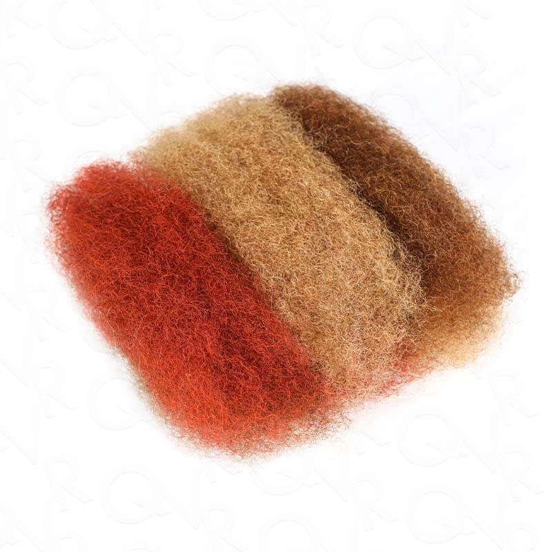 B3G1|QVR Color Combo Afro Kinky Bulk Human Hair For Braiding Dreadlock