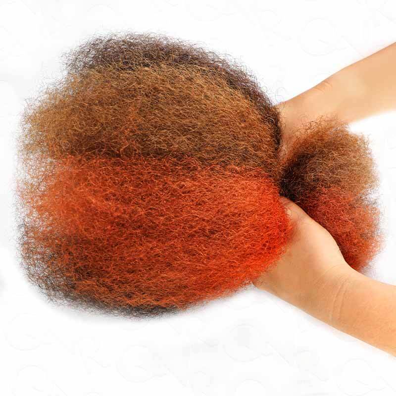 B3G1|QVR Color Combo Afro Kinky Bulk Human Hair For Braiding Dreadlock