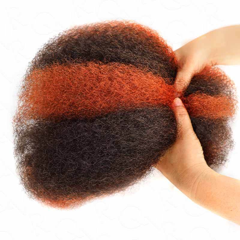 B3G1|QVR Color Combo Afro Kinky Bulk Human Hair For Braiding Dreadlock