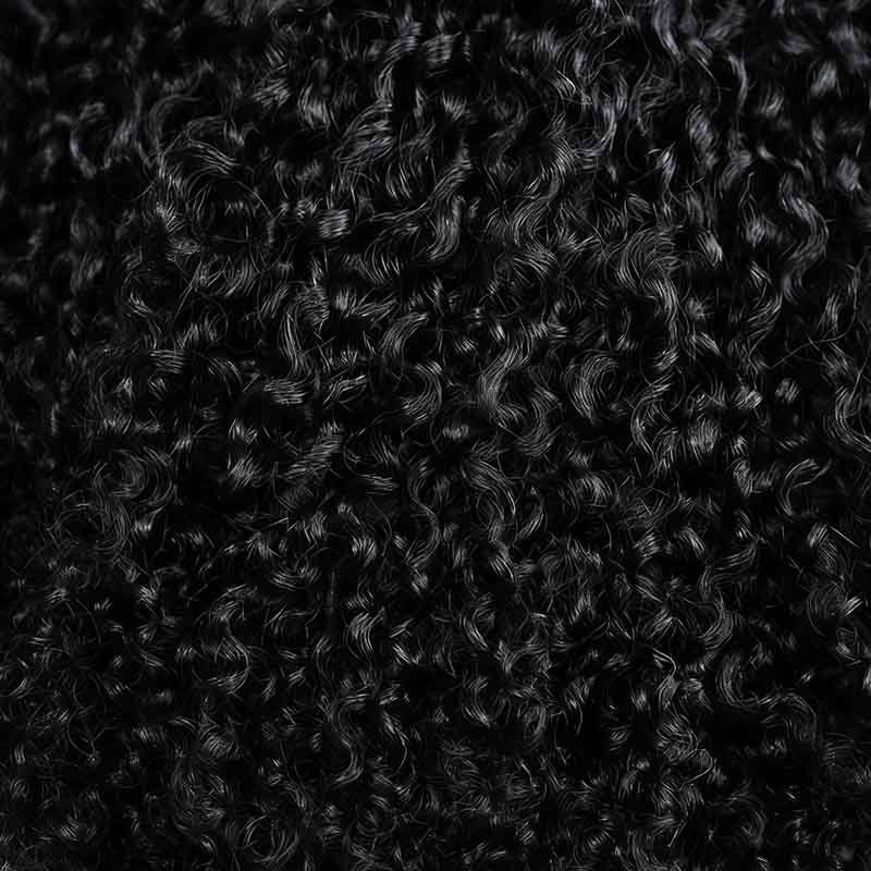 P3G5|Tight Curly Miracle Knots Human Hair|2.5 Packs=Full Head
