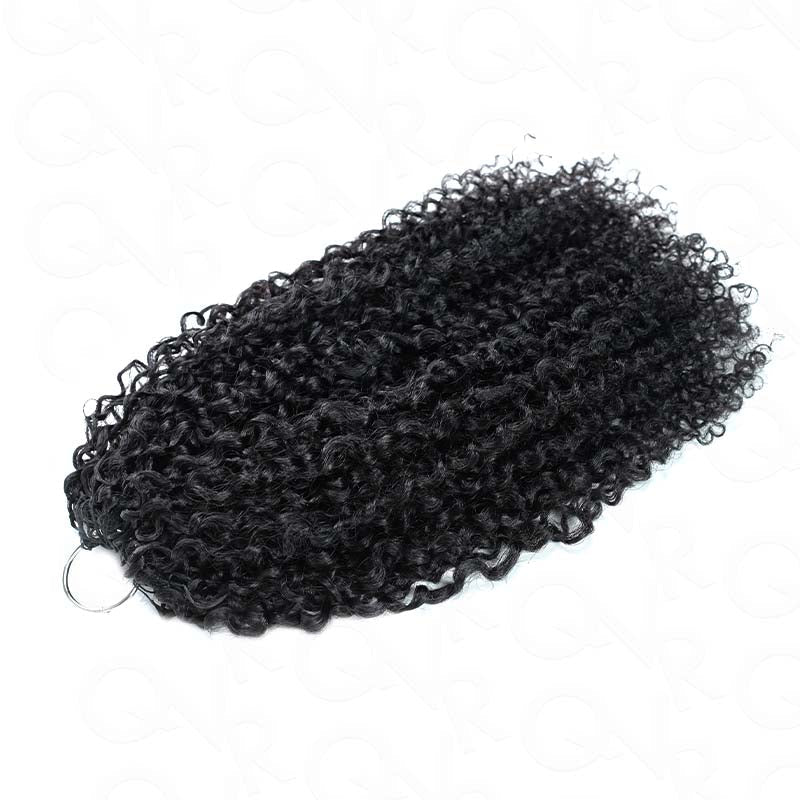 P3G5|Tight Curly Miracle Knots Human Hair|2.5 Packs=Full Head