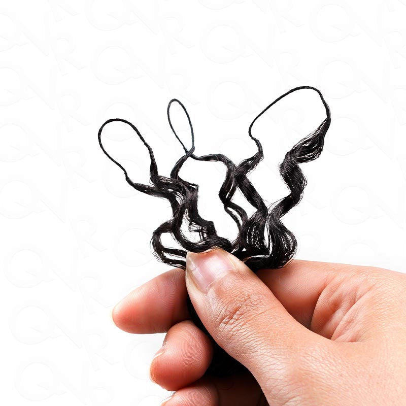 P3G5|Tight Curly Miracle Knots Human Hair|2.5 Packs=Full Head