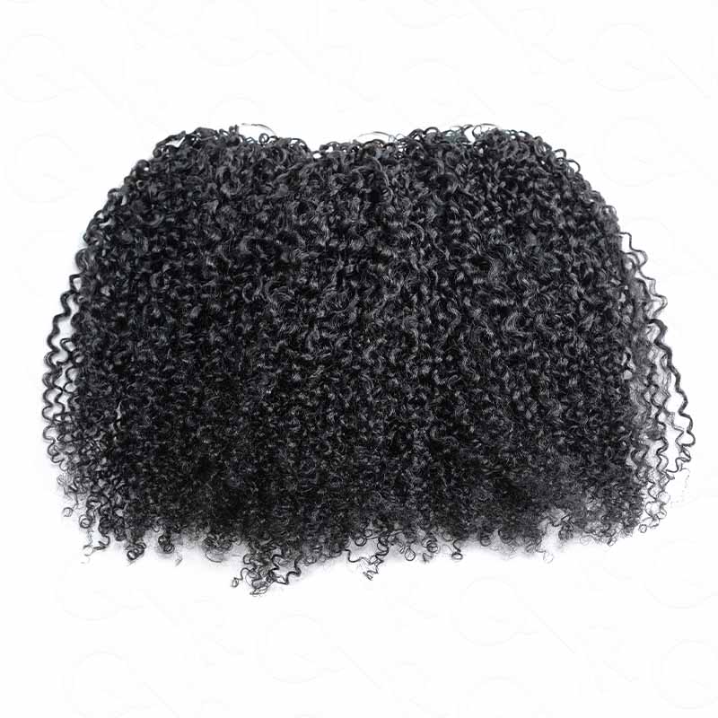 P3G5|Tight Curly Miracle Knots Human Hair|2.5 Packs=Full Head