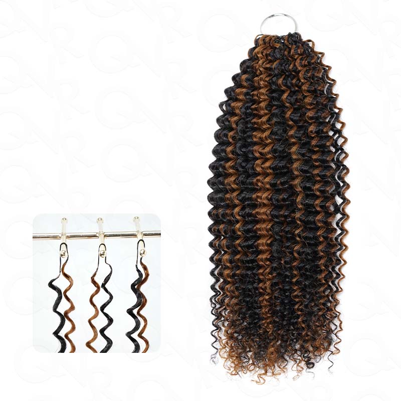 MATCH SALE|QVR #P1B/30 Small Kinky Curly Crochet Hair