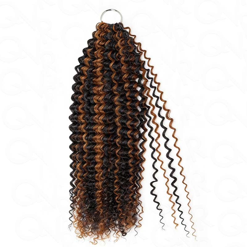 MATCH SALE|QVR #P1B/30 Small Kinky Curly Crochet Hair