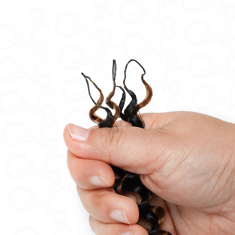MATCH SALE|QVR #P1B/30 Small Kinky Curly Crochet Hair