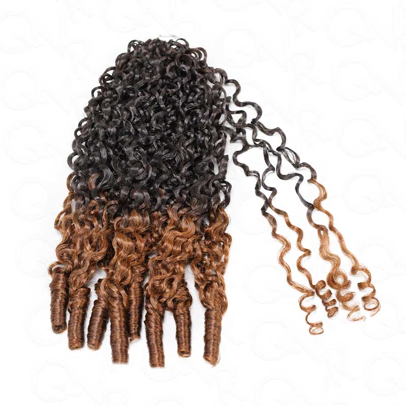 MATCH SALE|QVR #T2/30 Burmese Curly Crochet Hair