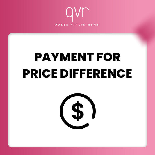 Pago del pedido de cabello QVR
