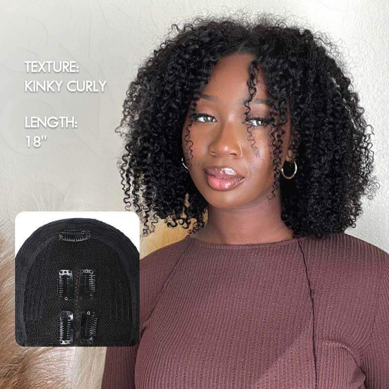 BOGO|Kinky Curly V Part Wig Beginner Friendly
