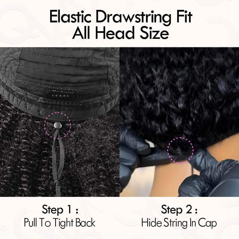 BFCM Combo|QVR Kinky Curly V Part Human Hair Wigs