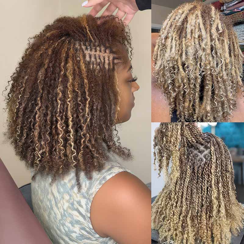 B3G1| QVR Afro Kinky Bulk Three Colors #4/30/27 Human Hair