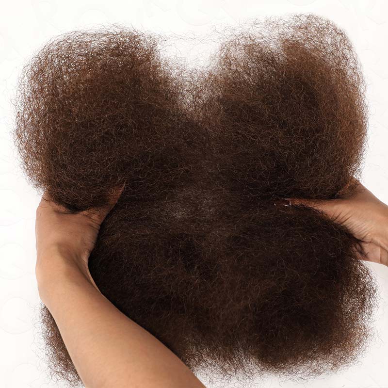 Wholesale|Buy 15 Packs Three Colors #P4/30/27 Afro kinky Bulk Human Hair Send 10 Free Packs