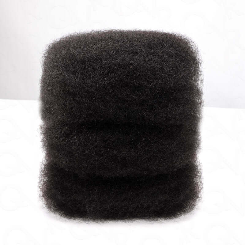 Fixed Price|QVR Natural Black Afro Kinky Bulk Human Hair