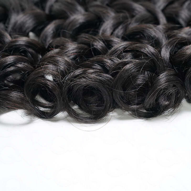 B3G1|QVR French Curl Human Bulk Hair Extensions for Boho Knotless Braiding