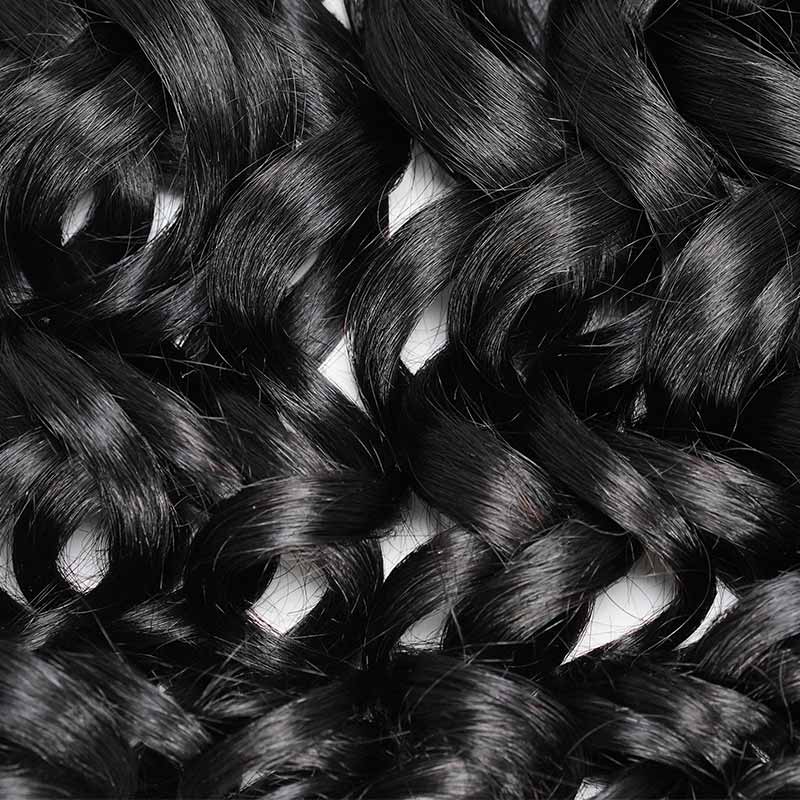 B3G1|QVR French Curl Human Bulk Hair Extensions for Boho Knotless Braiding