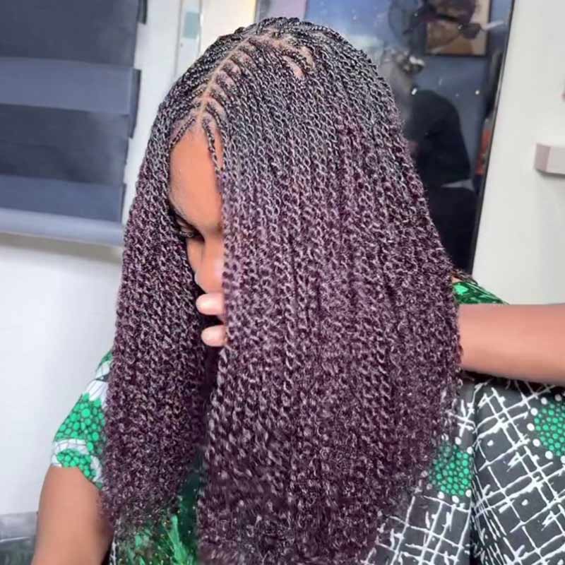 MATCH SALE|QVR Mix #1B/99J Afro Kinky Bulk Human Hair