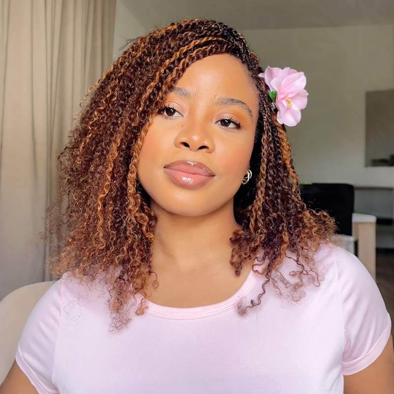 Flash Sale|QVR #4+#30 Two Colors Afro Kinky Bulk Human Hair