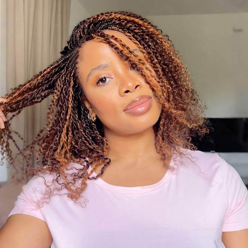 Flash Sale|QVR #4+#30 Two Colors Afro Kinky Bulk Human Hair