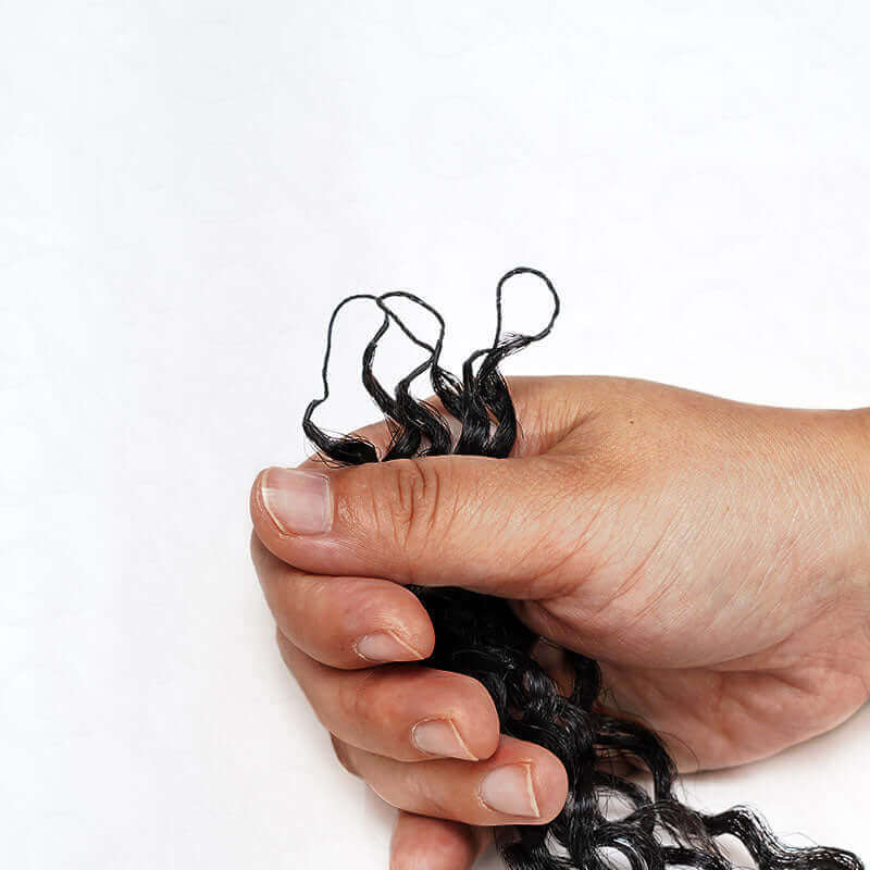 $100off Member Sale|Burmese Curly Feather Crochet Human Hair