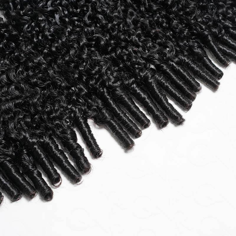 $100off Member Sale|Burmese Curly Feather Crochet Human Hair