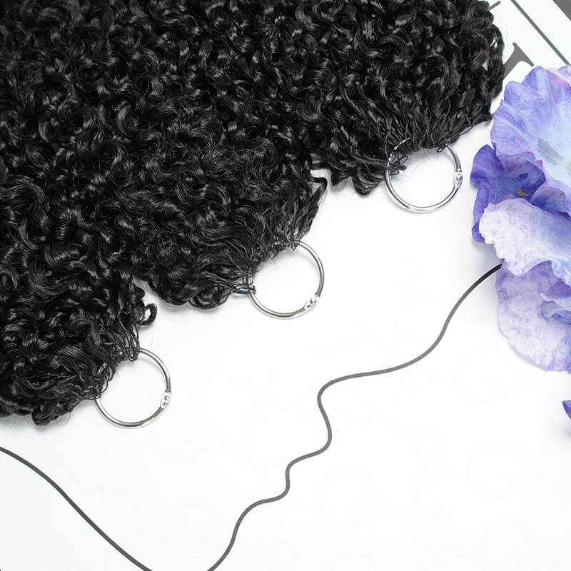 $100off Member Sale|Burmese Curly Feather Crochet Human Hair