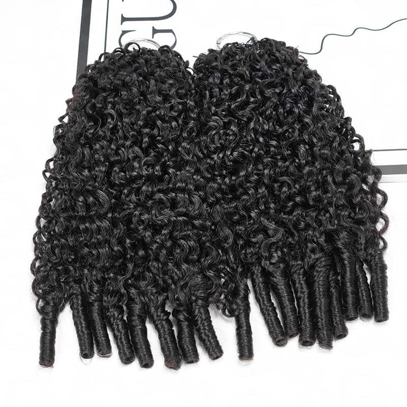 $100off Member Sale|Burmese Curly Feather Crochet Human Hair
