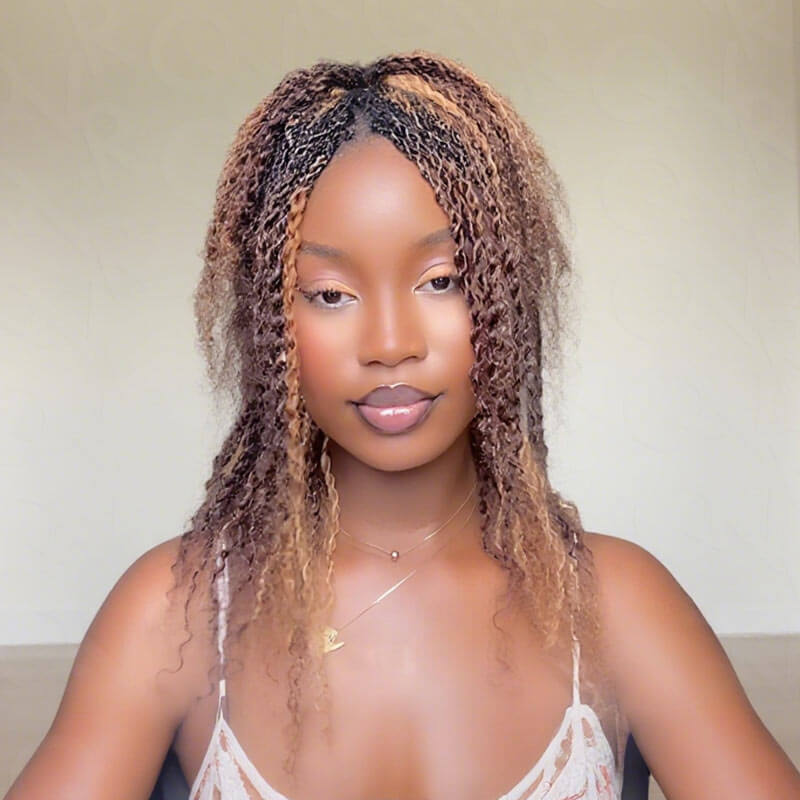 B3G1| QVR Afro Kinky Bulk Three Colors #4/30/27 Human Hair