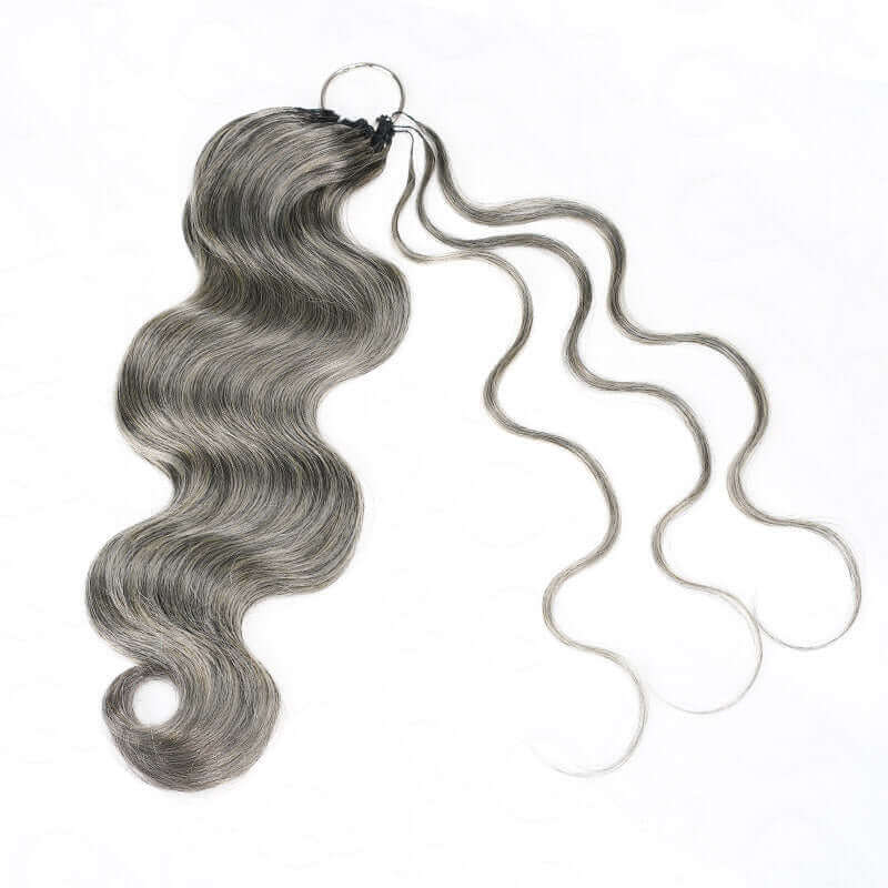 $100off Member Sale| Salt Pepper Small Kinky Curly Crochet Weave Hair Extensions