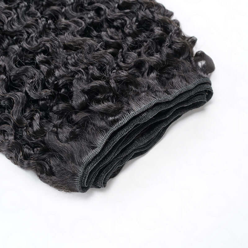 B3G1|QVR Burmese Curly Hair Bundle With Spiral curls Double Drawn Virgin Human Hair Weave