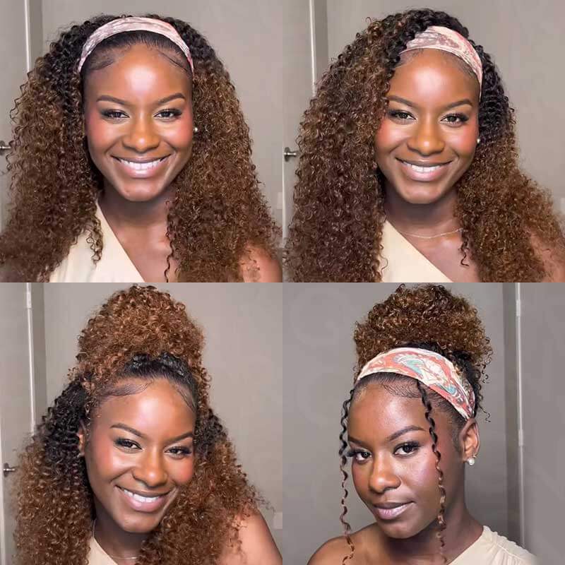 MATCH SALE|QVR #T1B/30 Small Kinky Curly Crochet Hair