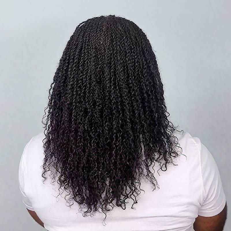 US Only|QVR #1B Afro kinky Bulk Human Hair