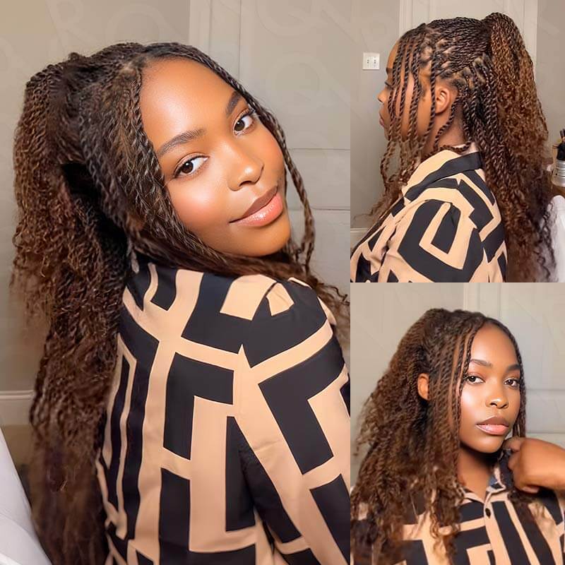 US Only|QVR Mix #4/30 Afro kinky Bulk Human Hair