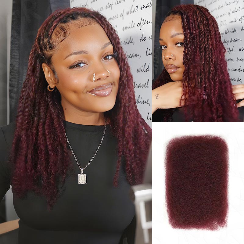 MATCH SALE|QVR #99J Afro Kinky Bulk Human Hair