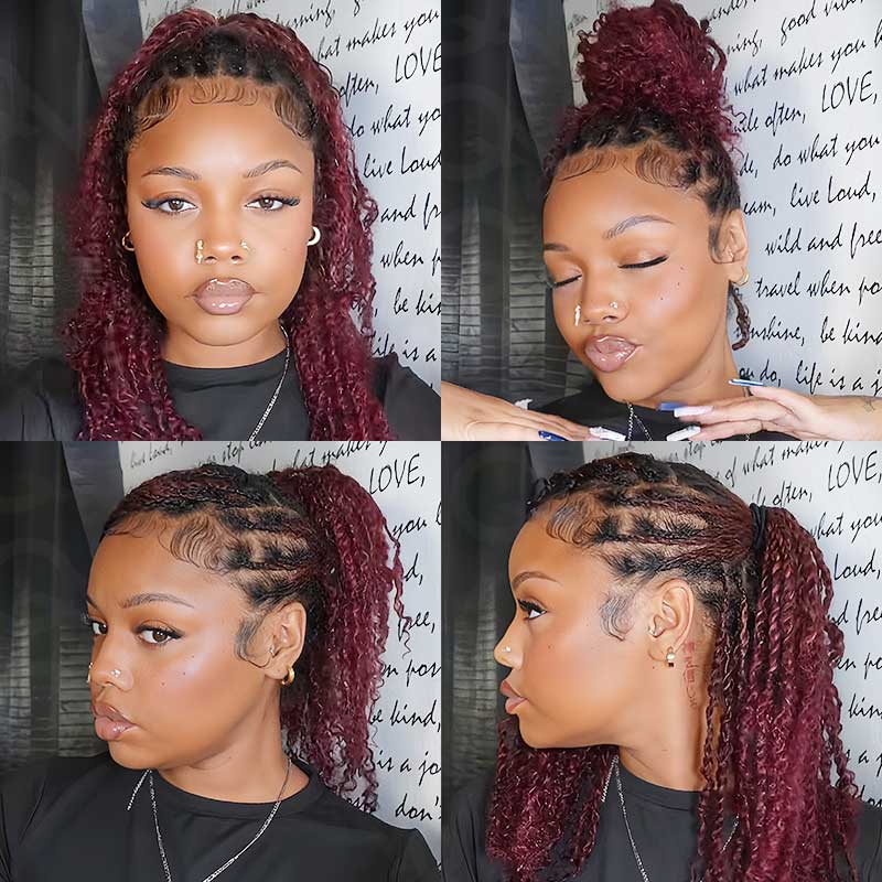 MATCH SALE|QVR #99J Afro Kinky Bulk Human Hair