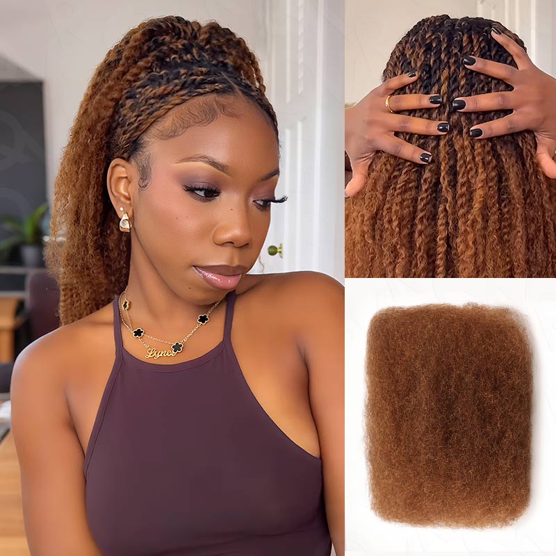 Flash Sale|QVR #30 Afro Kinky Bulk Human Hair