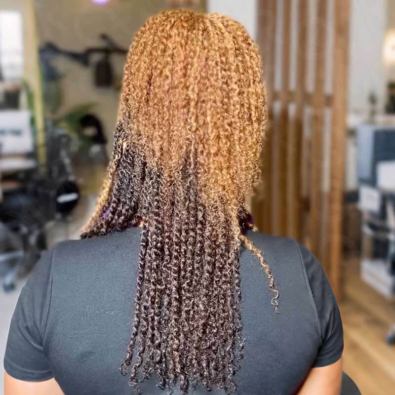 P3G5|#P4/30/27 Afro kinky Bulk Human Hair
