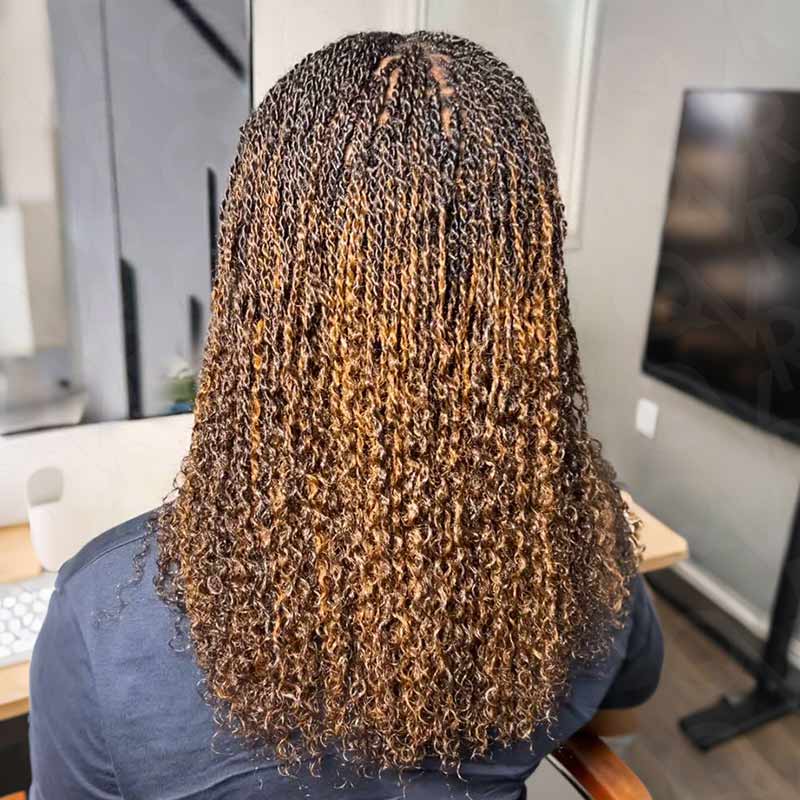 Flash Sale|QVR #4+#30 Two Colors Afro Kinky Bulk Human Hair