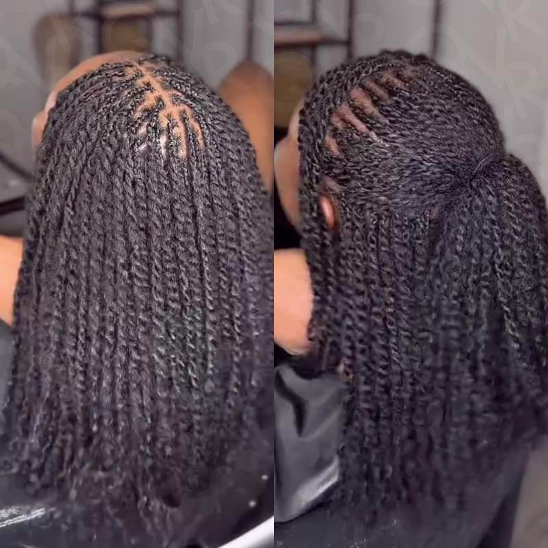 US Only|QVR #1B Afro kinky Bulk Human Hair