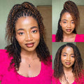 50% OFF|Muti Brown Combo Afro Kinky Bulk Human Hair