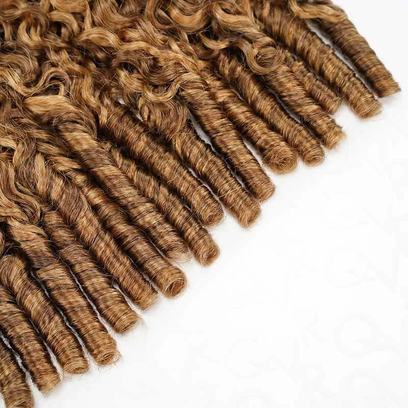$100off Member Sale|Highlight #P4/27 Burmese Curly Crochet Weave Hair Extensions
