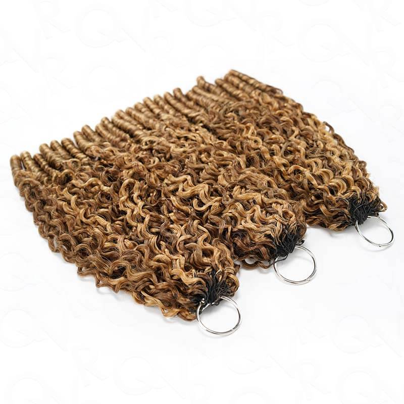$100off Member Sale|Highlight #P4/27 Burmese Curly Crochet Weave Hair Extensions