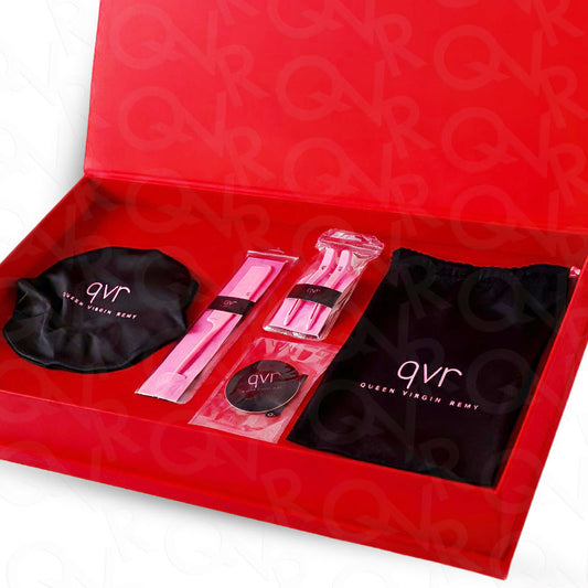 Set de regalo QVR para el cuidado y peinado de cabello de lujo
