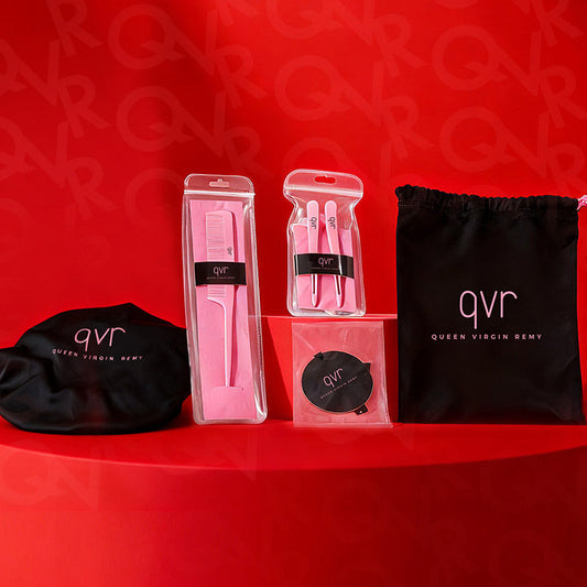 Set de regalo QVR para el cuidado y peinado de cabello de lujo